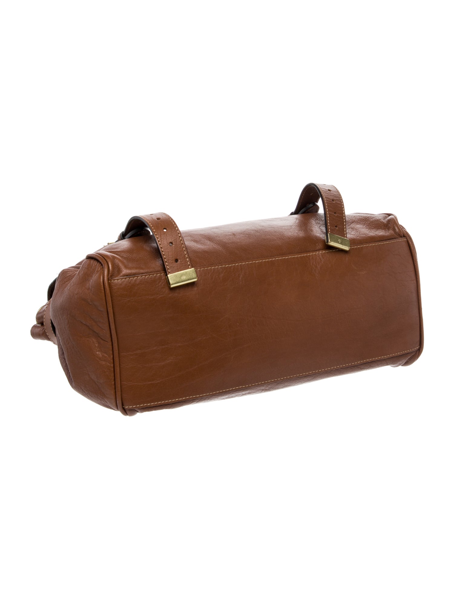 Mulberry Leather Top Handle Bag